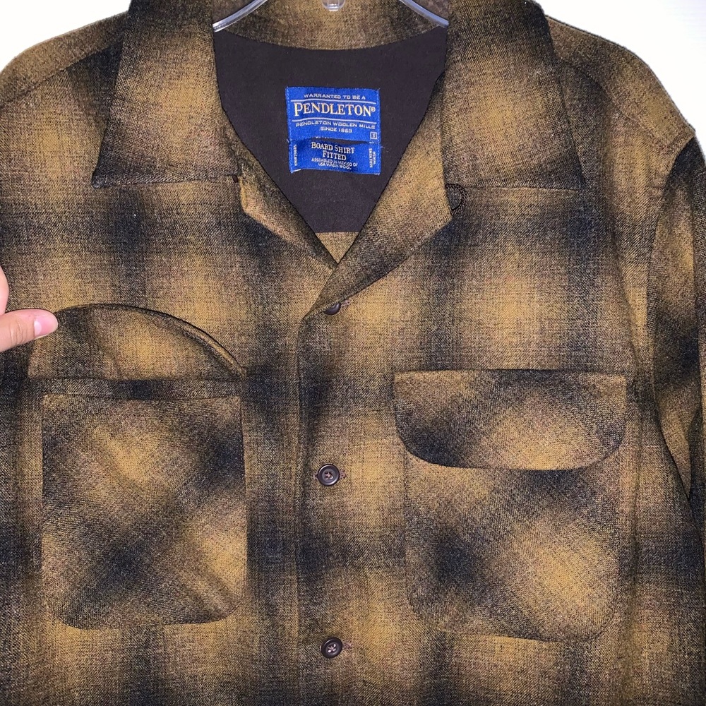 Vintage Pendeleton Wool Board Shirt (fitted)